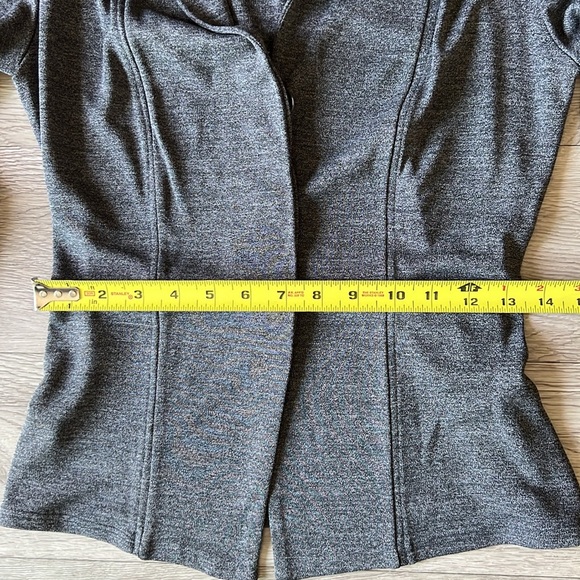 80s Max Studio Gray knit jersey Pantsuit Slinky Relaxed Silhouette - Picture 17 of 17